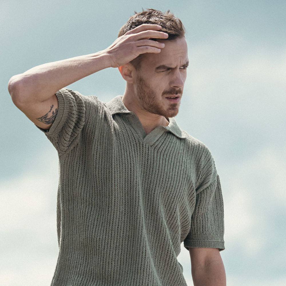 pull “PAS A PAS” vert tilleul - Coton recyclé